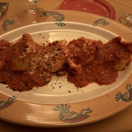 Marcellino Ristorante signature dishes The menu changes seasonally, but includes items like:Paccatelli alla Marcellino (Pasta with sausage and truffle oil)Osso BucoVeal Saltimbocca